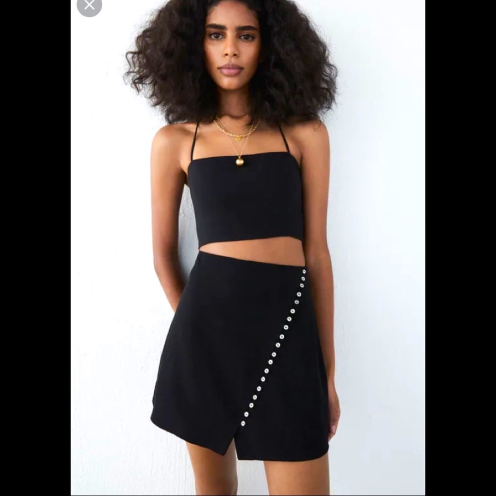 Zara new linen skirt